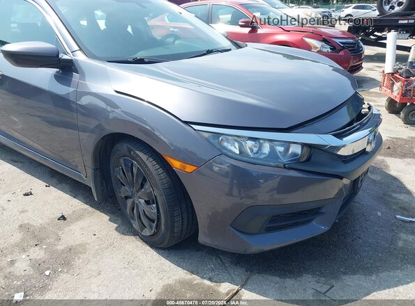 2HGFC2F55JH602620 2018 HONDA CIVIC Gray 