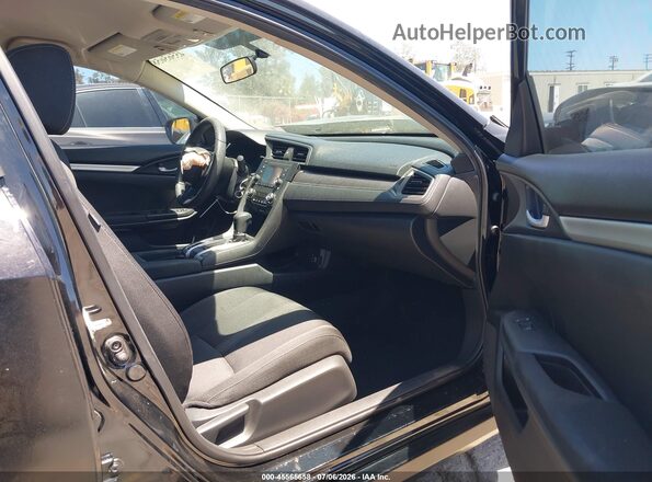 2HGFC2F56GH500221 2016 HONDA CIVIC Черный Вид салона спереди