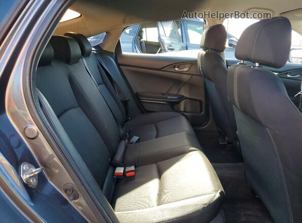 2HGFC2F56GH503099 2016 HONDA CIVIC Gray Widok tylnych siedzeń