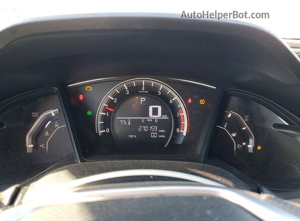 2HGFC2F56GH503099 2016 HONDA CIVIC Gray Widok zestawu wskaźników