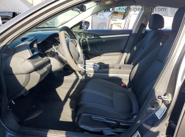 2HGFC2F56GH503099 2016 HONDA CIVIC Gray Widok wnętrza z przodu