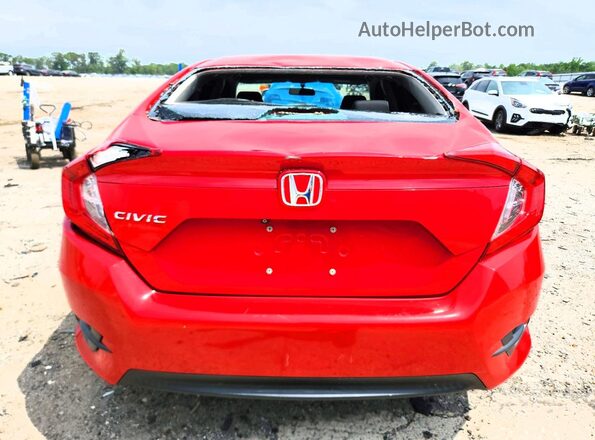 2HGFC2F56GH528181 2016 HONDA CIVIC Red Vista trasera
