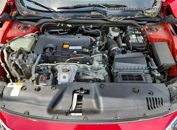 2HGFC2F56GH528181 2016 HONDA CIVIC Red Vista interior trasera