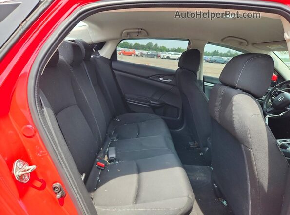 2HGFC2F56GH528181 2016 HONDA CIVIC Red Vista de los asientos traseros