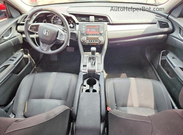 2HGFC2F56GH528181 2016 HONDA CIVIC Red Vista del salpicadero