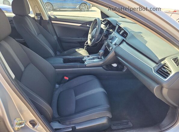 2HGFC2F56GH548933 2016 HONDA CIVIC Silver წინა სალონის ხედი