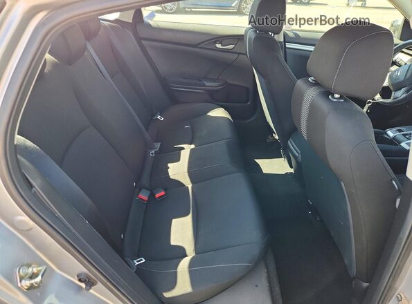 2HGFC2F56GH548933 2016 HONDA CIVIC Silver უკანა სავარძლების ხედი