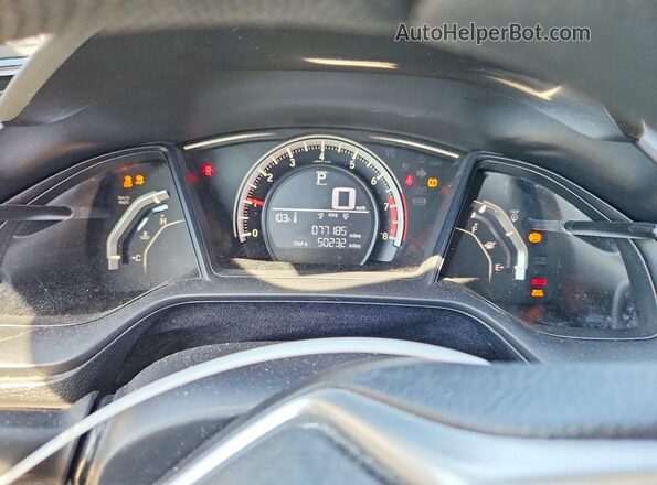 2HGFC2F56GH548933 2016 HONDA CIVIC Silver ხელსაწყოთა პანელის ხედი