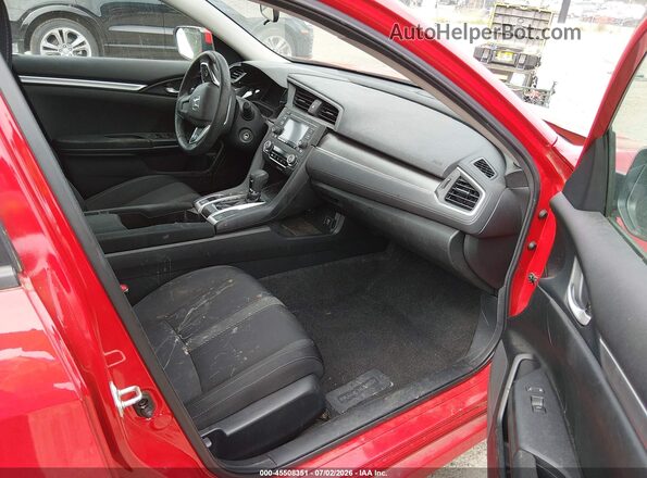 2HGFC2F56GH560208 2016 HONDA CIVIC Red Vista interior delantera