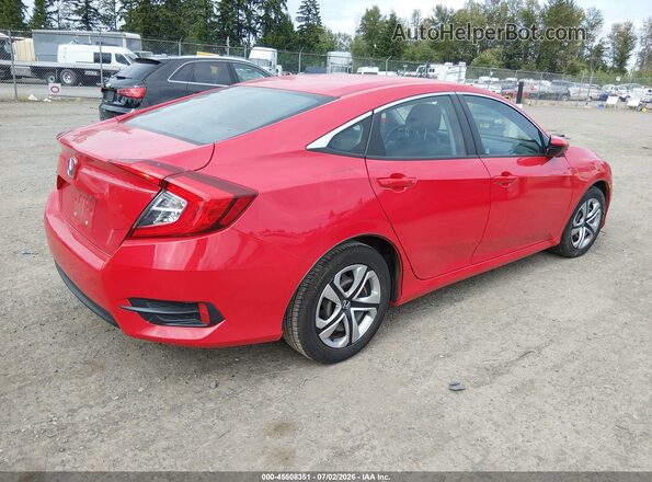 2HGFC2F56GH560208 2016 HONDA CIVIC Red Trasero derecho