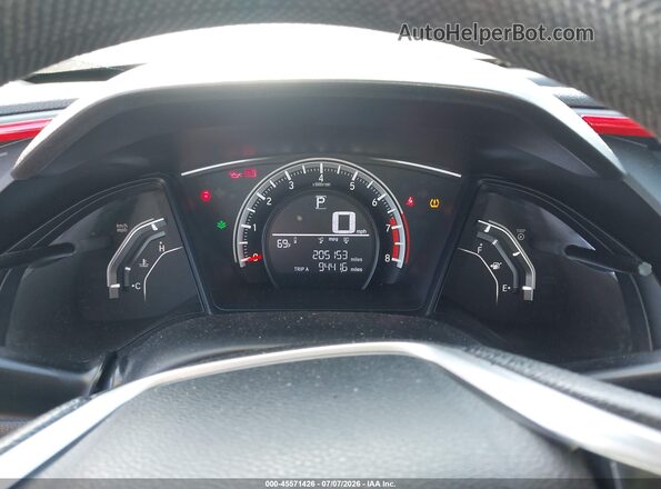 2HGFC2F56GH561567 2016 HONDA CIVIC Red Вид задніх сидінь