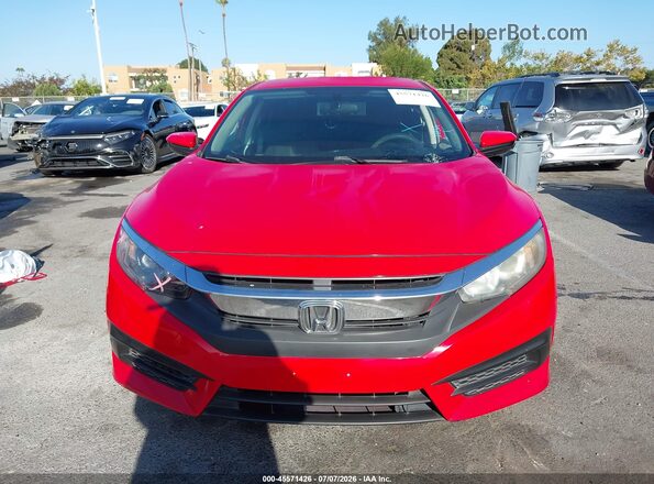 2HGFC2F56GH561567 2016 HONDA CIVIC Red Вид щитка приладів