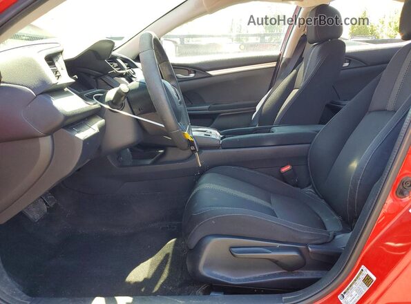 2HGFC2F56GH562718 2016 HONDA CIVIC Красный Вид салона спереди