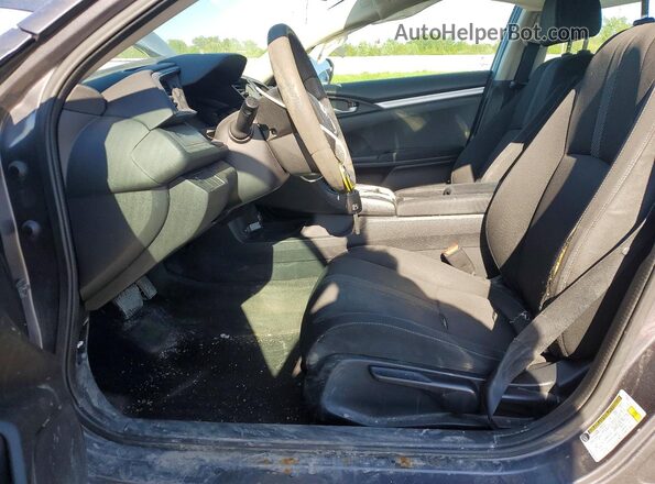 2HGFC2F56HH011108 2017 HONDA CIVIC Gray წინა სალონის ხედი