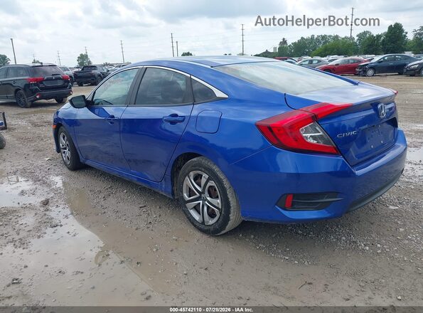 2HGFC2F56HH513472 2017 HONDA CIVIC Blue Tył lewy