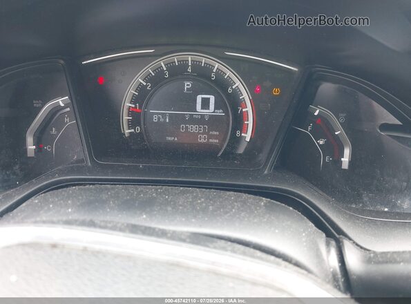 2HGFC2F56HH513472 2017 HONDA CIVIC Blue Widok tylnych siedzeń