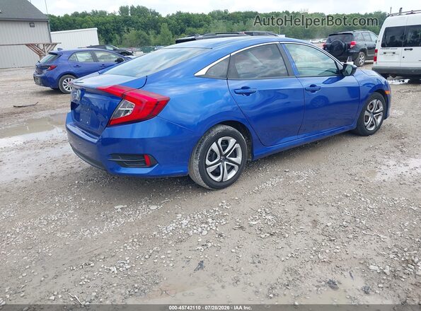 2HGFC2F56HH513472 2017 HONDA CIVIC Blue Tył prawy