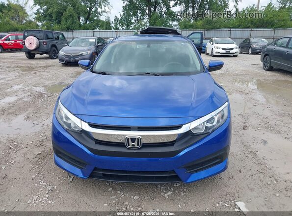 2HGFC2F56HH513472 2017 HONDA CIVIC Blue Widok zestawu wskaźników