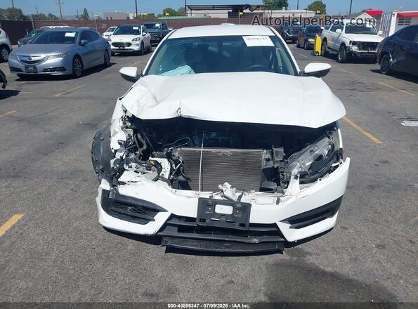 2HGFC2F56HH515884 2017 HONDA CIVIC White Вид щитка приладів