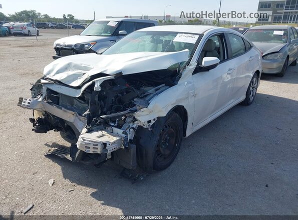 2HGFC2F56HH547993 2017 HONDA CIVIC White Առջևի ձախ երեք քառորդ տեսարան