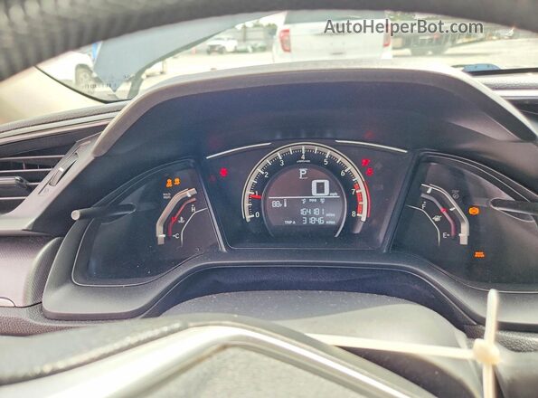 2HGFC2F56HH561358 2017 HONDA CIVIC Charcoal Widok zestawu wskaźników