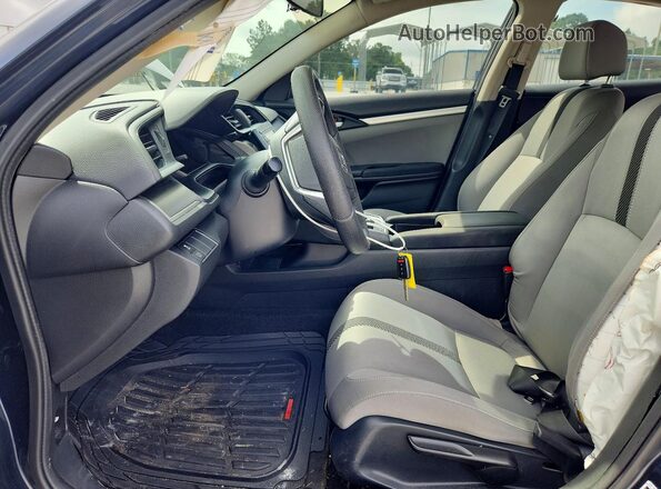 2HGFC2F56HH561358 2017 HONDA CIVIC Charcoal Widok wnętrza z przodu