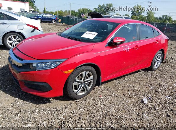 2HGFC2F56JH529726 2018 HONDA CIVIC Red Vista tres cuartos delantera izquierda