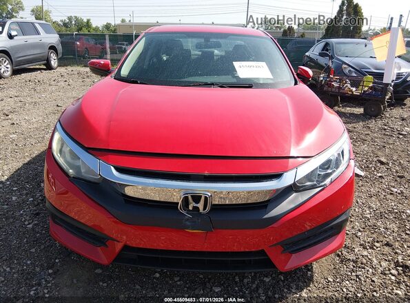 2HGFC2F56JH529726 2018 HONDA CIVIC Red Vista del cuadro de instrumentos