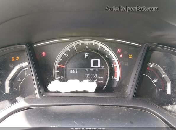 2HGFC2F56JH529726 2018 HONDA CIVIC Red Vista de los asientos traseros