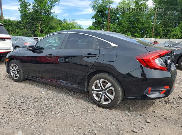 2HGFC2F56JH591529 2018 HONDA CIVIC Black უკანა მარცხენა