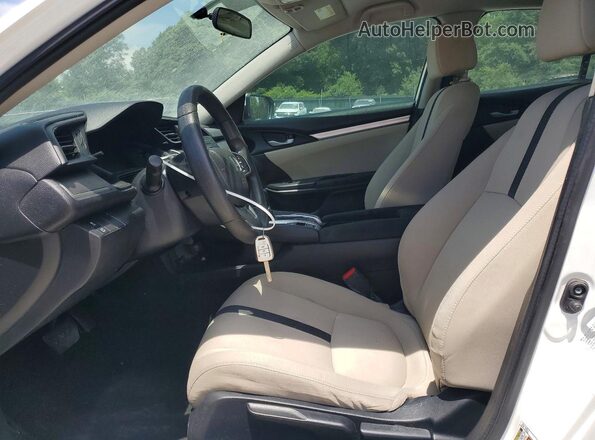 2HGFC2F56JH600620 2018 HONDA CIVIC Белый Вид салона спереди