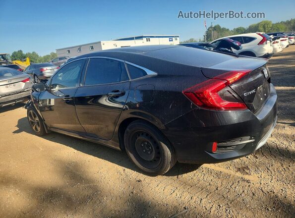 2HGFC2F56KH009267 2019 HONDA CIVIC Black უკანა მარცხენა