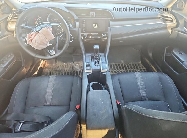 2HGFC2F56KH009267 2019 HONDA CIVIC Black წინა პანელის ხედი