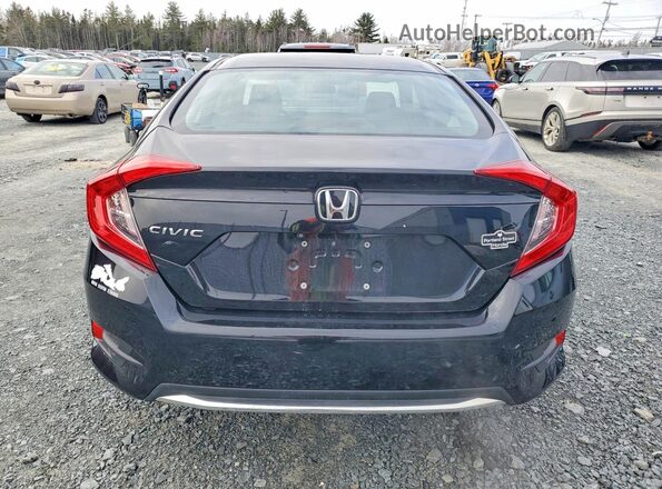 2HGFC2F56KH012380 2019 HONDA CIVIC Black Rear view