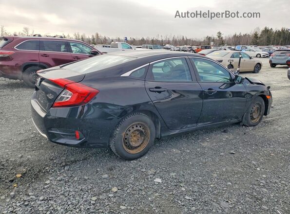 2HGFC2F56KH012380 2019 HONDA CIVIC Black Rear right