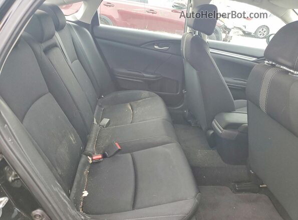 2HGFC2F56KH012380 2019 HONDA CIVIC Black Rear seats view