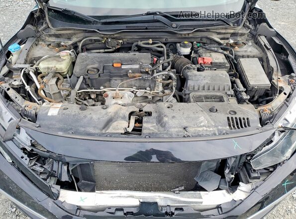 2HGFC2F56KH012380 2019 HONDA CIVIC Black Rear interior view