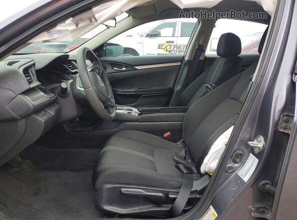 2HGFC2F56MH000197 2021 HONDA CIVIC Gray წინა სალონის ხედი