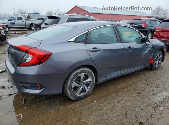 2HGFC2F56MH000197 2021 HONDA CIVIC Gray უკანა მარჯვენა