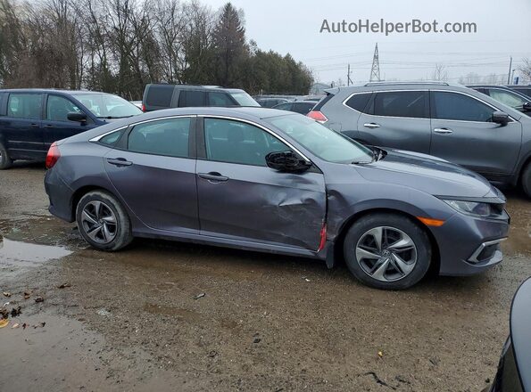 2HGFC2F56MH000197 2021 HONDA CIVIC Gray წინა მარჯვენა