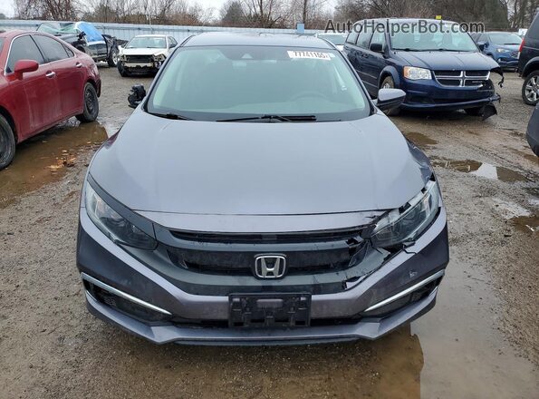 2HGFC2F56MH000197 2021 HONDA CIVIC Gray წინა ხედი
