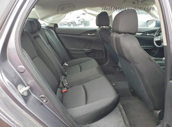 2HGFC2F56MH000197 2021 HONDA CIVIC Gray უკანა სავარძლების ხედი