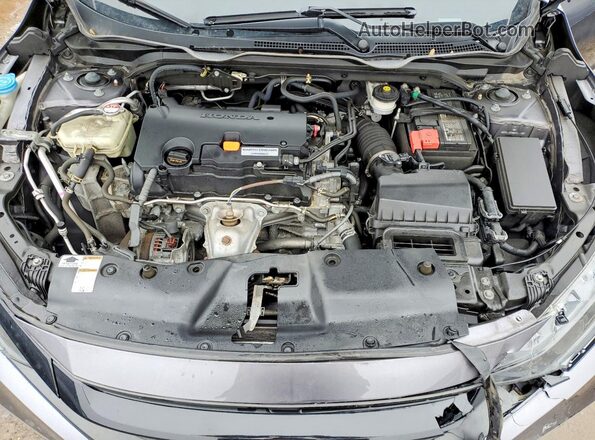 2HGFC2F56MH000197 2021 HONDA CIVIC Gray უკანა სალონის ხედი