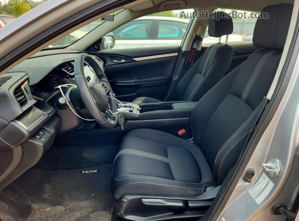 2HGFC2F56MH016092 2021 HONDA CIVIC Silver წინა სალონის ხედი