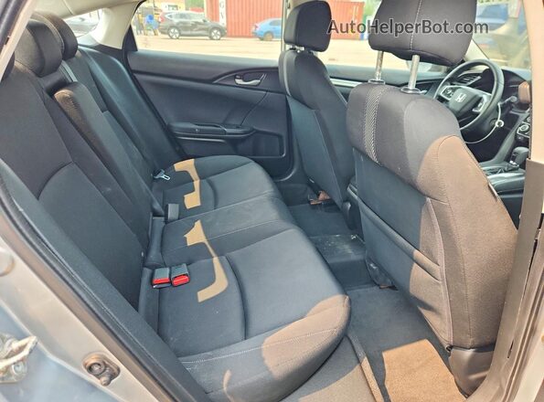 2HGFC2F56MH016092 2021 HONDA CIVIC Silver უკანა სავარძლების ხედი