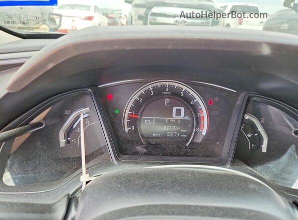2HGFC2F57GH524897 2016 HONDA CIVIC Белый Вид щитка приборов
