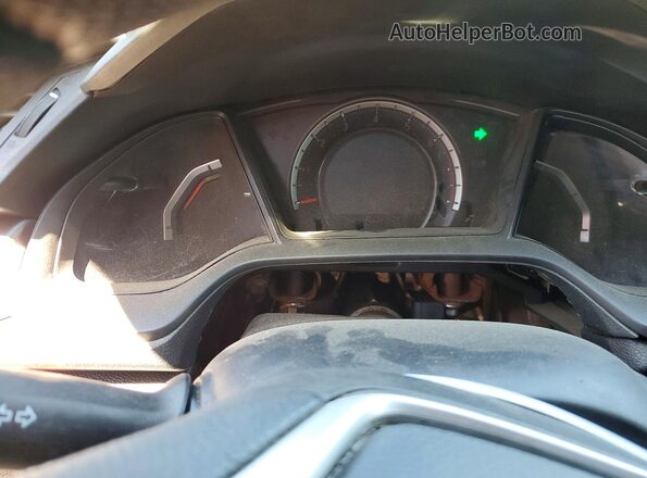 2HGFC2F57GH539495 2016 HONDA CIVIC Black ხელსაწყოთა პანელის ხედი