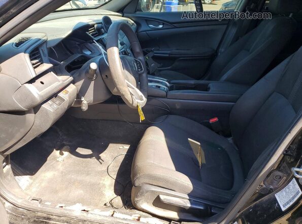 2HGFC2F57GH539495 2016 HONDA CIVIC Black წინა სალონის ხედი