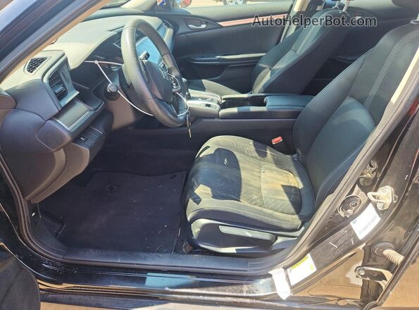 2HGFC2F57HH027432 2017 HONDA CIVIC Black Вид салону спереду