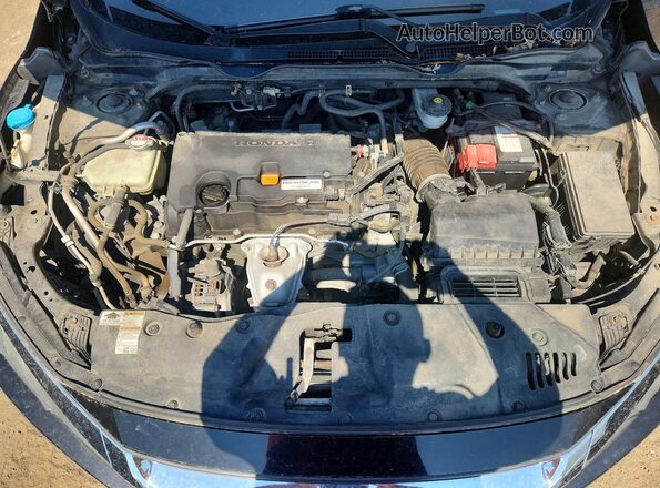 2HGFC2F57HH027432 2017 HONDA CIVIC Black Вид задньої частини салону
